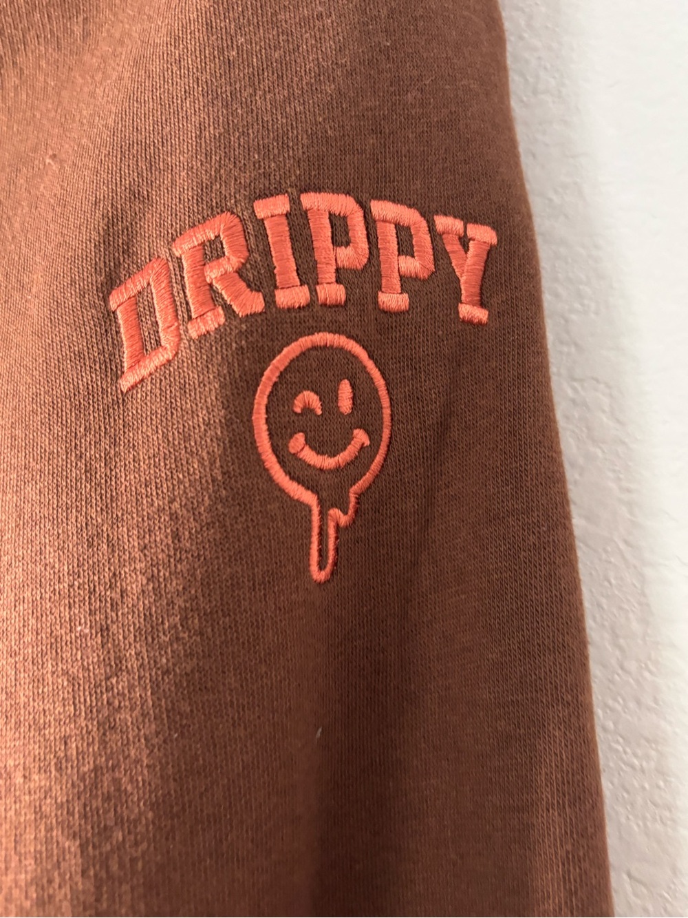 Eighty Eight Brown Fleece-Lined Pullover